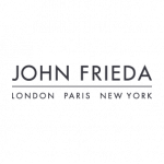 John Frieda Logo – internationale Beauty-Marke mit professionellem Fulfillment und Kosmetik-Logistik von FulfilledByMates.